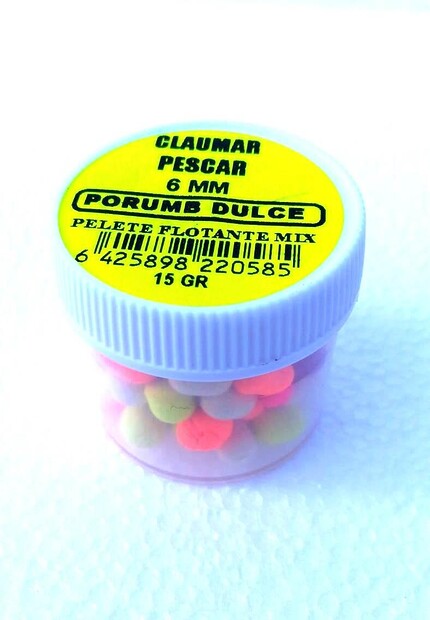 PELETE FLOTANTE PT.CARLIG PORUMB DULCE 6MM/15G