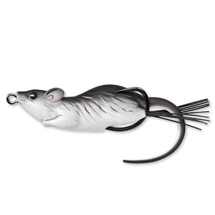 HOLLOW BODY MOUSE WALKING BAIT 6CM/11G BLACK/WHITE
