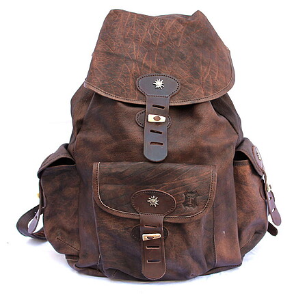 RUCSAC PIELE MODEL LUX CIOCOLATA