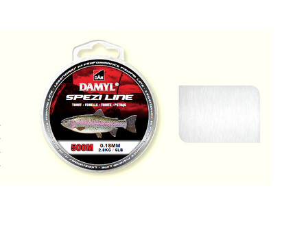 FIR DAMYL SPEZI LINE TROUT TRANSPARENT 020MM/3,2KG/500M