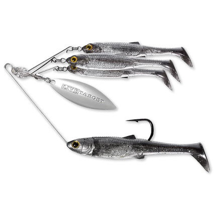 MINNOW RIG SPINNERBAIT LARGE/14G SMOKE/SILVER
