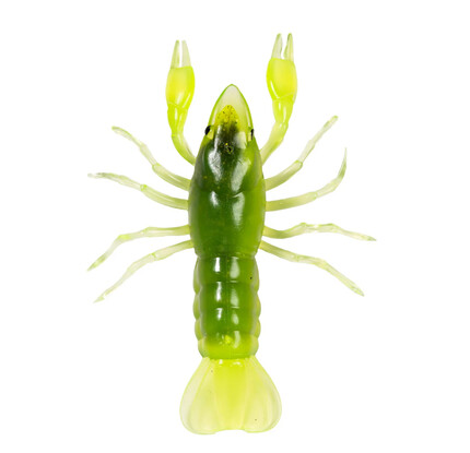 NALUCA CRAWFISH UNRIGGED 7,1CM/7,1G CHART/GREEN 6BUC/PL
